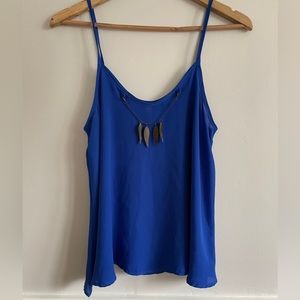 Blue tank top
